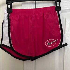 Nike Pink and White Running Shorts Lightweight Performance